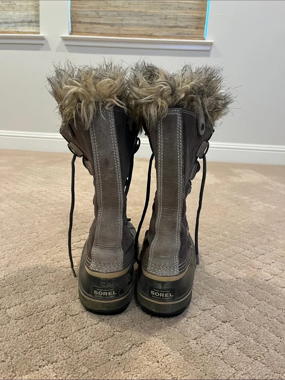 Sorel Faux-Fur Trim Waterproof Winter Boots